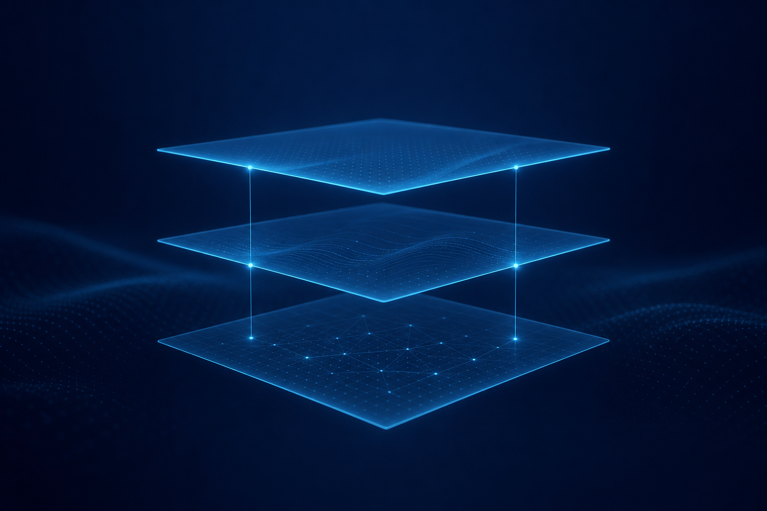 Layered planes representing structured audit depth
